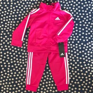 NWT Pink Adidas tracksuit
